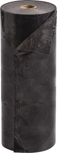 Brady SPC Sorbents - 21 Gal Capacity per Package, Universal Roll - 100' Long x 30" Wide, Black, Polypropylene - Exact Tooling