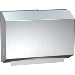 ASI-American Specialties, Inc. - Manual, Stainless Steel Paper Towel Dispenser - 200 C-Fold or 275 Multi-Fold, Silver - Exact Tooling