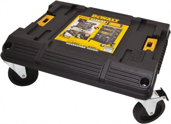 DeWALT - 220 Lb Capacity Steel Dolly - 18.92" Long x 17" Wide x 7" High, 0.39" Wheels - Exact Tooling
