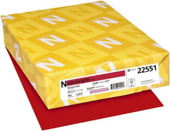 Neenah Paper - 8-1/2" x 11" Red Colored Copy Paper - Use with Laser Printers, Inkjet Printers, Copiers - Exact Tooling