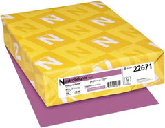 Neenah Paper - 8-1/2" x 11" Planetary Purple Colored Copy Paper - Use with Laser Printers, Copiers, Inkjet Printers - Exact Tooling