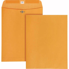 Quality Park - Mailers, Sheets & Envelopes; Type: Clasp Envelope ; Style: Clasp w/Gummed Flap ; Width (Inch): 13 ; Length (Inch): 10 ; Box Quantity: 250 ; Size: 10 x 13 - Exact Tooling
