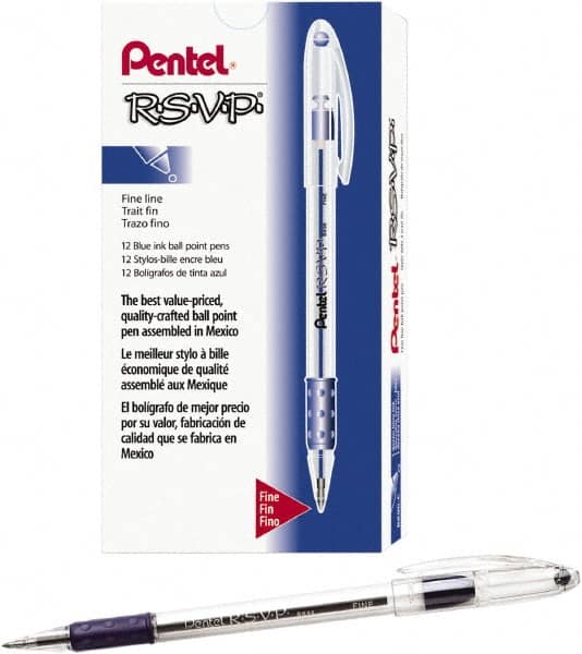 Pentel - Conical Ball Point Pen - Blue - Exact Tooling