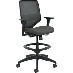 Hon - 53" High Mid Back Chair - 29-3/4" Wide x 28-3/4" Deep, Fabric Mesh Seat, Ink - Exact Tooling