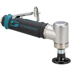 Dynabrade - 2" Max Disc, 25,000 RPM, Pneumatic Handheld Disc Sander - 23 CFM, 1/4" Inlet, 0.4 hp, 90 psi, Includes Wrench & Disc Sander - Exact Tooling