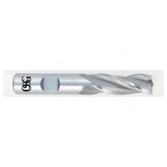 1-3/4 Dia. x 4-1/2 Overall Length 3-Flute Square End HSS-CO SE End Mill-Round Shank-Center Cutting-Uncoated - Exact Tooling