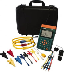 Extech - PQ3350-3, Digital True RMS Clamp Meter with 24" Flex Jaws - 600 VAC, 3000 AC Amps, Measures Voltage, Current, Frequency - Exact Tooling
