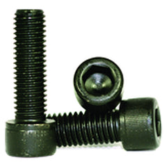 M8-1.25 × 20 mm - Black Finish Heat Treated Alloy Steel - Cap Screws - Socket Head - Exact Tooling