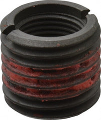 E-Z LOK - 7/8-14 Internal, 1-1/4 - 7 External, UNF, 1-1/8" Insert Length, Self-Lock Standard Wall Thread Locking Inserts - Carbon Steel, Smooth/Rolled Finish, Grade C12L14 - Exact Tooling