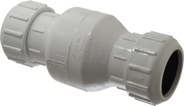 Little Giant Pumps - 2" PVC Check Valve - Inline, Compression - Exact Tooling