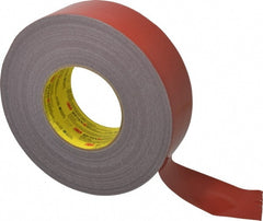 3M - 2" x 55m Red Duct Tape - 12.1 mil, Rubber Adhesive, Polyethylene Film Backing, 36 Lb/ln Tensile Strength, 200°F Max, Series 8979N - Exact Tooling