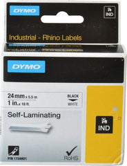 Rhino - 216" Long, White Vinyl Self Laminating Label - For RHINO 6000 or RHINO 6500 - Exact Tooling