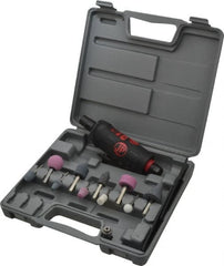 PRO-SOURCE - 14 Piece, Straight Die Grinder Kit - 25,000 RPM - Exact Tooling