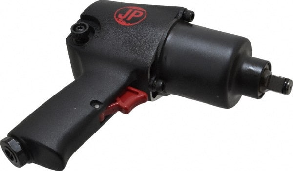 PRO-SOURCE - 1/2" Drive, 8,000 RPM, 600 Ft/Lb Torque Impact Wrench - Pistol Grip Handle, 1,200 IPM, 4.2 CFM, 90 psi, 1/4" NPT Inlet - Exact Tooling