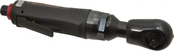 PRO-SOURCE - 3/8" Drive, 150 RPM, 50 Ft/Lb Torque Ratchet Wrench - Inline Handle, 150 IPM, 4 CFM, 90 psi, 1/4" NPT Inlet - Exact Tooling