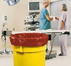 Ability One - Hazardous Waste Bags; Type: Hazardous Waste Bag ; Capacity (Gal.): 45 ; Thickness (mil): 1.2 ; Width (Inch): 40 ; Height (Inch): 47 ; Color: Red - Exact Tooling