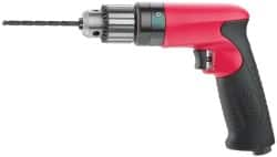 Sioux Tools - 3/8" Keyed Chuck - Pistol Grip Handle, 6,000 RPM, 11.8 LPS, 25 CFM, 0.6 hp - Exact Tooling