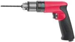 Sioux Tools - 3/8" Keyed Chuck - Pistol Grip Handle, 6,000 RPM, 11.8 LPS, 25 CFM, 0.6 hp - Exact Tooling