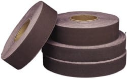 Ability One - Shop Rolls; Abrasive Material: Aluminum Oxide ; Roll Width (Inch): 3 ; Roll Length (yd): 50 ; Grit: 120 ; Backing Material: Cloth - Exact Tooling