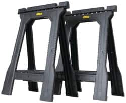 Stanley - 23" High x 5" Wide x 32" High Twinpack Sawhorse - For Use with 2 x 4 in Construction Applications - Exact Tooling