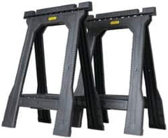 Stanley - 23" High x 5" Wide x 32" High Twinpack Sawhorse - For Use with 2 x 4 in Construction Applications - Exact Tooling