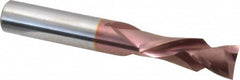 Onsrud - 1/2" Cutting Diam x 1-3/8" Length of Cut, 2 Flute, Compression Spiral Router Bit - Marathon Coated, Right Hand Cut, Solid Carbide, 3" OAL x 1/2" Shank Diam, Double Edge, 30° Helix Angle - Exact Tooling