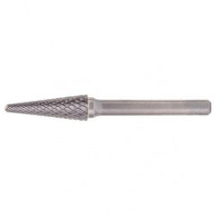 SL-6 Double Cut Solid Carbide Bur-Included Angle Shape - Exact Tooling