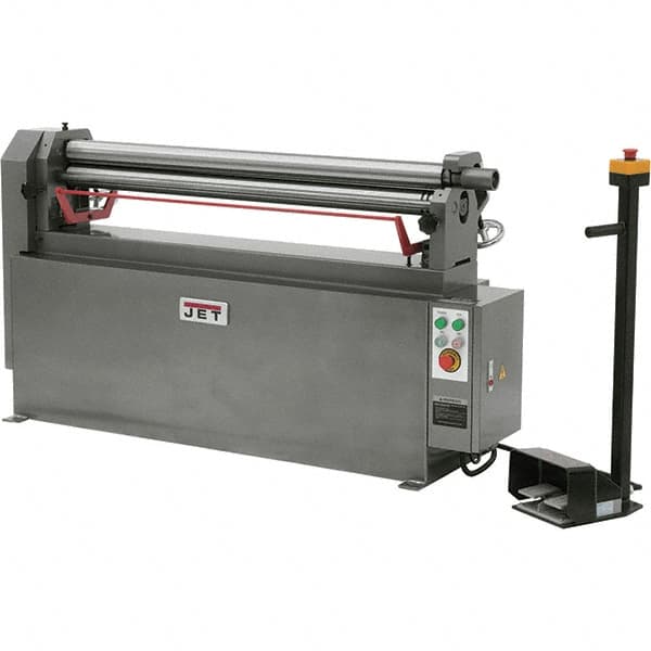 Jet - Electric Slip Roll - 5/16, 3/8, 1/2 Inch Wire Groove Width - Exact Tooling