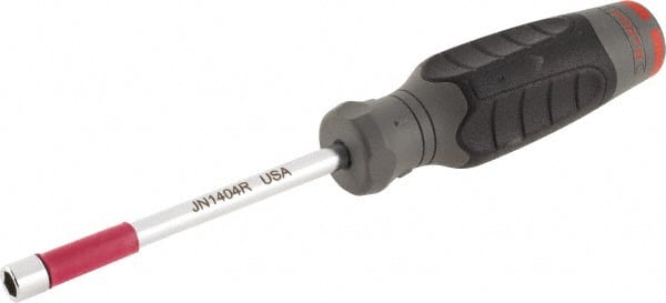 Proto - 1/4" Hollow Shaft Nutdriver - Ergonomic Handle, 8-1/4" OAL - Exact Tooling