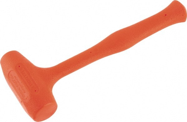 Proto - 28 oz Head 2" Face Diam Urethane Dead Blow Hammer - 12" OAL, Urethane Handle - Exact Tooling
