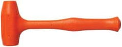 Proto - 15 oz Head 1-1/2" Face Diam Urethane Dead Blow Hammer - 9-1/2" OAL, Urethane Handle - Exact Tooling