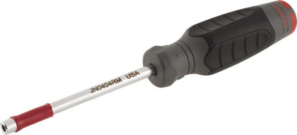 Proto - 4mm Hollow Shaft Nutdriver - Ergonomic Handle, 8-1/4" OAL - Exact Tooling