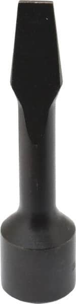 Proto - 3/8" Drive, 5/16" Wide x 3/64" Thick Blade, Standard Slotted Screwdriver Socket - 3" OAL - Exact Tooling