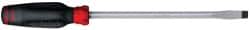Proto - 318mm OAL Keystone Slotted Screwdriver - 203mm Blade Length, Round Shank, Ergonomic Handle - Exact Tooling