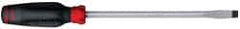 Proto - 318mm OAL Keystone Slotted Screwdriver - 203mm Blade Length, Round Shank, Ergonomic Handle - Exact Tooling