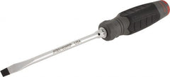 Proto - 267mm OAL Keystone Slotted Screwdriver - 152mm Blade Length, Round Shank, Ergonomic Handle - Exact Tooling