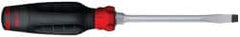 Proto - 210mm OAL Keystone Slotted Screwdriver - 102mm Blade Length, Round Shank, Ergonomic Handle - Exact Tooling