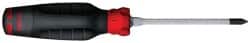 Proto - #1, 7" OAL, Standard Phillips Screwdriver - 3" Blade Length, Round Shank, Ergonomic Handle - Exact Tooling