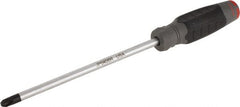 Proto - #4, 13" OAL, Standard Phillips Screwdriver - 8" Blade Length, Round Shank, Ergonomic Handle - Exact Tooling
