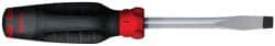 Proto - 216mm OAL Keystone Slotted Screwdriver - 102mm Blade Length, Round Shank, Ergonomic Handle - Exact Tooling