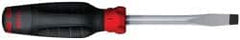 Proto - 216mm OAL Keystone Slotted Screwdriver - 102mm Blade Length, Round Shank, Ergonomic Handle - Exact Tooling