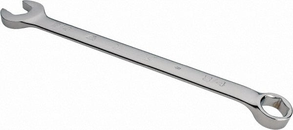 Proto - 3/4" 6 Point Combination Wrench - 15° Head Angle, 11-1/32" OAL, Steel, Chrome Finish - Exact Tooling