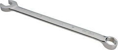 Proto - 11/16" 6 Point Combination Wrench - 15° Offset Angle, 10-1/8" OAL, Steel, Chrome Finish - Exact Tooling