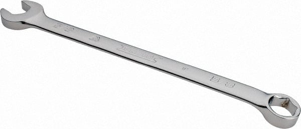 Proto - 5/8" 6 Point Combination Wrench - 15° Offset Angle, 9-13/32" OAL, Steel, Chrome Finish - Exact Tooling