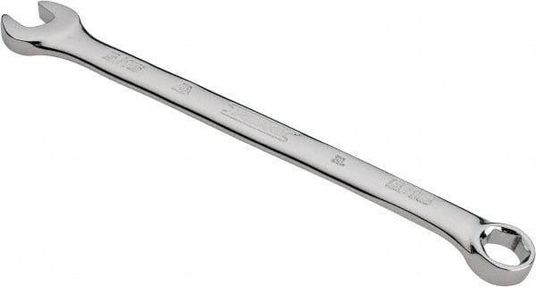 Proto - 5/16" 6 Point Combination Wrench - 15° Head Angle, 5-7/16" OAL, Steel, Chrome Finish - Exact Tooling