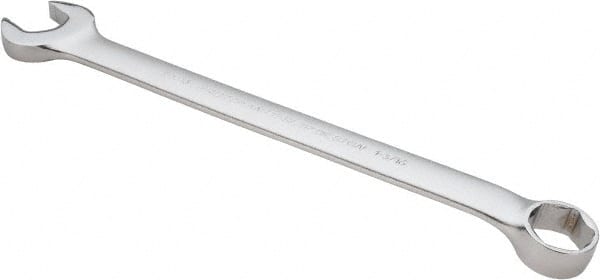 Proto - 1-3/16" 6 Point Combination Wrench - 15° Offset Angle, 15-7/8" OAL, Steel, Satin Finish - Exact Tooling