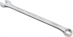Proto - 5/16" 6 Point Combination Wrench - 15° Head Angle, 5-7/16" OAL, Steel, Satin Finish - Exact Tooling
