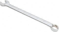 Proto - 17mm 6 Point Combination Wrench - 15° Offset Angle, 10-1/8" OAL, Steel, Chrome Finish - Exact Tooling