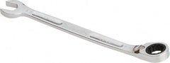 Proto - 5/8" 12 Point Combination Wrench - 15° Head Angle, 9-33/64" OAL, Steel, Chrome Finish - Exact Tooling