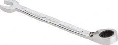 Proto - 10mm 12 Point Combination Wrench - 15° Head Angle, 5-29/32" OAL, Steel, Chrome Finish - Exact Tooling